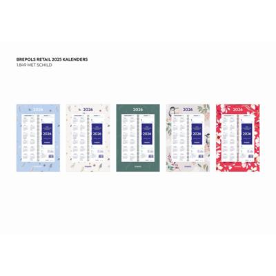 Weekkalender 2026 brepols 190x130 spiraal 7d/1p