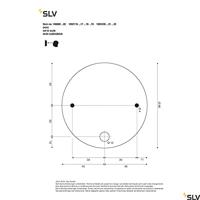 SLV DIO FLEX PLATE 1002431 Wandlamp LED vast ingebouwd 1.9 W Zwart - thumbnail