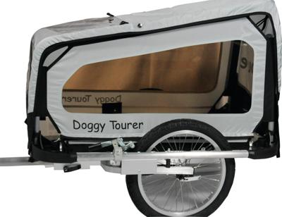 DoggyTourer fiets-hondenkar "doggy tourer s" dog trailer doggy tourer s sil./bl. DoggyTourer fiets-hondenkar "doggy tourer s" dog trailer doggy tourer s sil./bl.