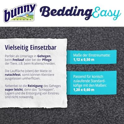 BUNNY NATURE BUNNYBEDDING EASY PLASMAT TURQUOISE - thumbnail