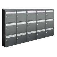 Allux Flow Set 5-Breed, 3-Hoog Met Dak Antraciet - 40040065_5x3d - thumbnail