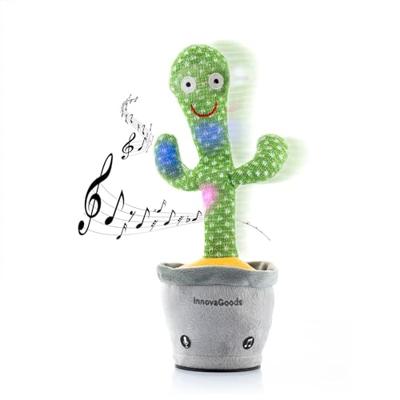 Oplaadbare Dansende en Pratende Cactus met Muziek en Meerkleurige Led's Cacxi InnovaGoods