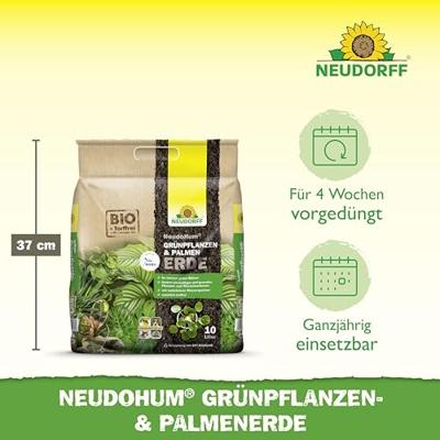 Neudorff 01009 NeudoHum groene planten- & Palmenaarde 10 l