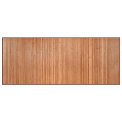 Vloerkleed rechthoekig 80x200 cm bamboe naturel - thumbnail