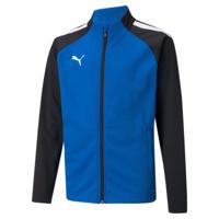PUMA teamLIGA Trainingsjack Kids Blauw Zwart - thumbnail