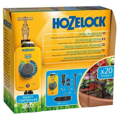 Hozelock 2803 1240 Druppelbewateringsset Steekkoppeling Slanglengte: 15 m Hozelock 2803 1240 Druppelbewateringsset Steekkoppeling Slanglengte: 15 m