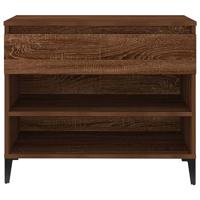 VidaXL Schoenenkast 70x36x60 cm bewerkt hout bruin eikenkleur - thumbnail