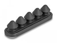 Delock 18444 Kabelclips ABS Zwart (b x h) 80 mm x 20 mm 2 stuk(s) - thumbnail