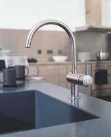 Grohe Minta keukenmengkraan met draaibare C-uitloop supersteel - thumbnail