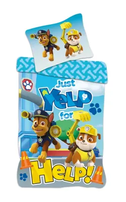 Paw Patrol Help peuterdekbedovertrek - roze - 100 x 135 cm Paw Patrol Help peuterdekbedovertrek - roze - 100 x 135 cm