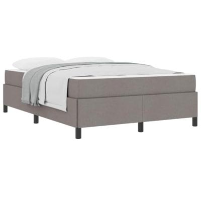Boxspring bed Taupe en Zwart 160 x 200 cm