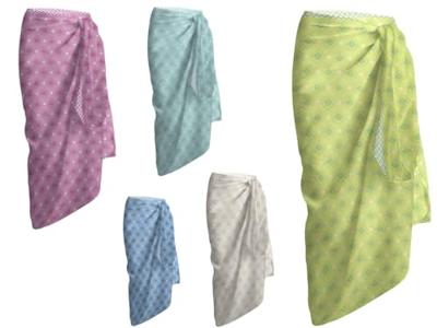 Badstof Sarong Secaneta Remann 100 x 180 cm