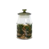 Set van 3 Potjes Home ESPRIT Groen Kristal 1,2 L 3 Onderdelen - thumbnail