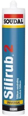Soudal silirub 2 | siliconenkit | alu-grijs | 300 ml - 101270