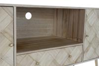 Tv-meubel DKD Home Decor 118 x 40 x 65 cm Metaal Lichtbruin Paulownia hout Pijnboom - thumbnail