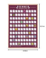 Gift Republic Kraskaart - 100 Wijnen - thumbnail