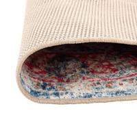 VidaXL Vloerkleed wasbaar anti-slip ø 120 cm meerkleurig - thumbnail