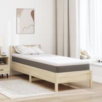 VidaXL Matrastopper wit 80 x 200 cm jacquard stof - thumbnail