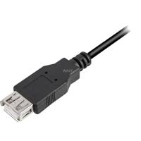 Sharkoon usb 2.0 verlengkabel (zwart, 3 meter, dubbele afscherming) - thumbnail