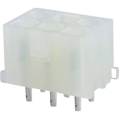 Molex 10844062 Female header, inbouw (standaard) Totaal aantal polen: 6 Rastermaat: 6.35 mm Inhoud: 1 stuk(s) Carton