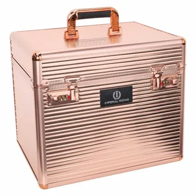 Imperial Riding Shiny Classic Groomingbox roségoud maat:one size Imperial Riding Shiny Classic Groomingbox roségoud maat:one size