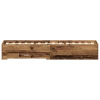 Bedframe met lades met lade Oud hout 90 x 190 cm Bewerkt hout - thumbnail