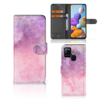 Hoesje Samsung Galaxy A21s Pink Purple Paint - thumbnail