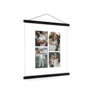 Gepersonaliseerde poster met zwarte posterhanger 40x50 - thumbnail