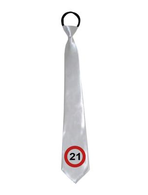 Stropdas verkeersbord 21 jaar