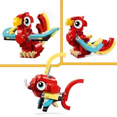Bouwspel Lego Creator 31145 Red Dragon 149 Onderdelen - thumbnail