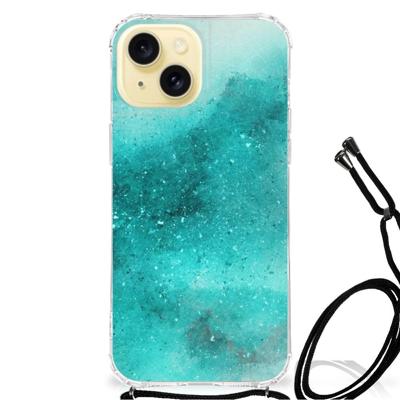 Back Cover Apple iPhone 15 Painting Blue Back Cover Apple iPhone 15 Painting Blue