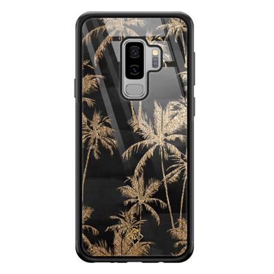 Samsung Galaxy S9 Plus glazen hardcase - Palmbomen