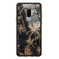 Samsung Galaxy S9 Plus glazen hardcase - Palmbomen - thumbnail