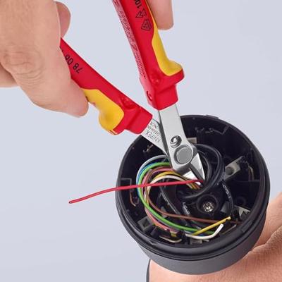 Knipex Elektronicazijsnijtang | lengte 125 mm model 0 | facet nee VDE | gepolijst | 1 stuk - 78 06 125 - 78 06 125