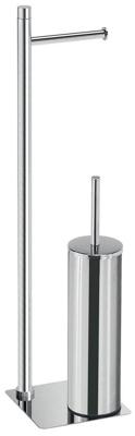 Vrijstaand Closetrol- en Borstelhouder Sapho Trilly Chroom