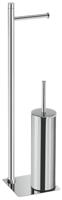Vrijstaand Closetrol- en Borstelhouder Sapho Trilly Chroom - thumbnail
