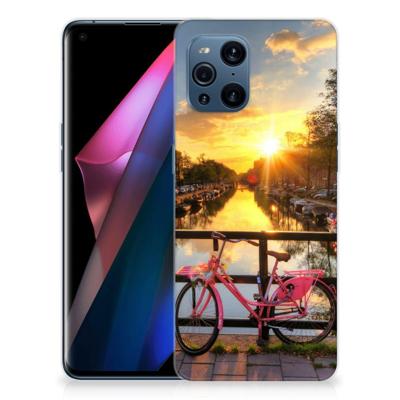 OPPO Find X3 | X3 Pro | Silliconen Back Cover | Amsterdamse Grachten OPPO Find X3 | X3 Pro | Silliconen Back Cover | Amsterdamse Grachten