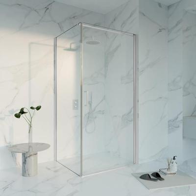 Fortifura Galeria Douchecabine - 80x180x200 - Profiel veiligheidsglas - anti kalk - chroom SW1122479/SW797920/SW797904