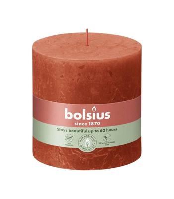 Stompkaars Earthy Orange 100/100 rustiek Bolsius - Bolsius
