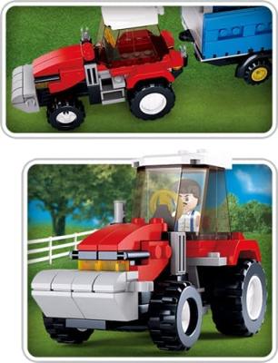 Sluban Tractor bouwstenen set (M38-B0556) - thumbnail
