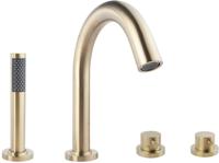 Saqu Shine badmengkraan 6x23,9x26,2cm messing geborsteld - thumbnail