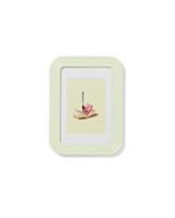 HEMA Fotolijst 10x15cm hout ribbelrand (lichtgroen) - thumbnail