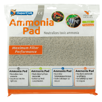 Ammonia Pad 45X25 Cm aquaria Superfish - Superfish Ammonia Pad 45X25 Cm aquaria Superfish - Superfish