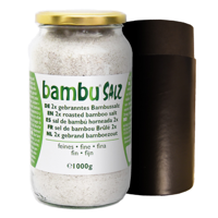 Bambu Salz Bamboezout fijn 2x gebrand 1 Kilogram - thumbnail