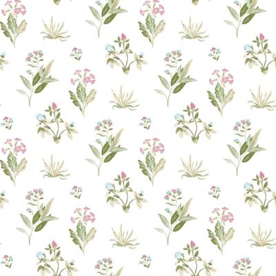 Noordwand behang blooming garden 6 flowers and plants wit en groen