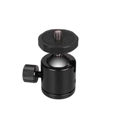 Mini 360 graden rotatie panoramisch metalen bal hoofd voor DSLR & digitale Cameras(Black)