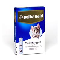 Bolfo Gold Vlooiendruppels Kat - Tot 4 kg - 40 mg 2 pipetten - thumbnail