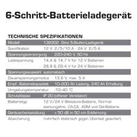 Dino KRAFTPAKET Druppellader, Ladingscompensator, Oplader 10 A, 5 A, 2 A 5 A, 2 A - thumbnail