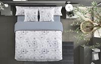 Dekbedovertrek set Pierre Cardin JEWEL Blauw Bed van 180 4 Onderdelen - thumbnail