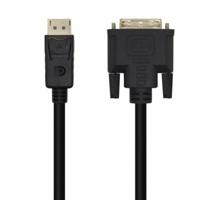 AISENS A125-0463 converterkabel DISPLAYPORT naar DVI, DP/M-DVI/M, zwart, 3,0 m - thumbnail